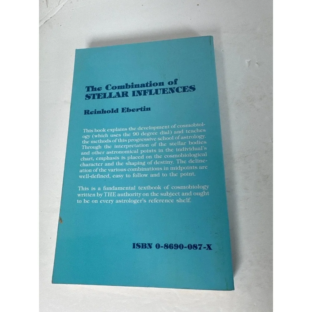 The Combination of Stellar Influences Ebertin 1990 1st Printing Cosmobiology AFA